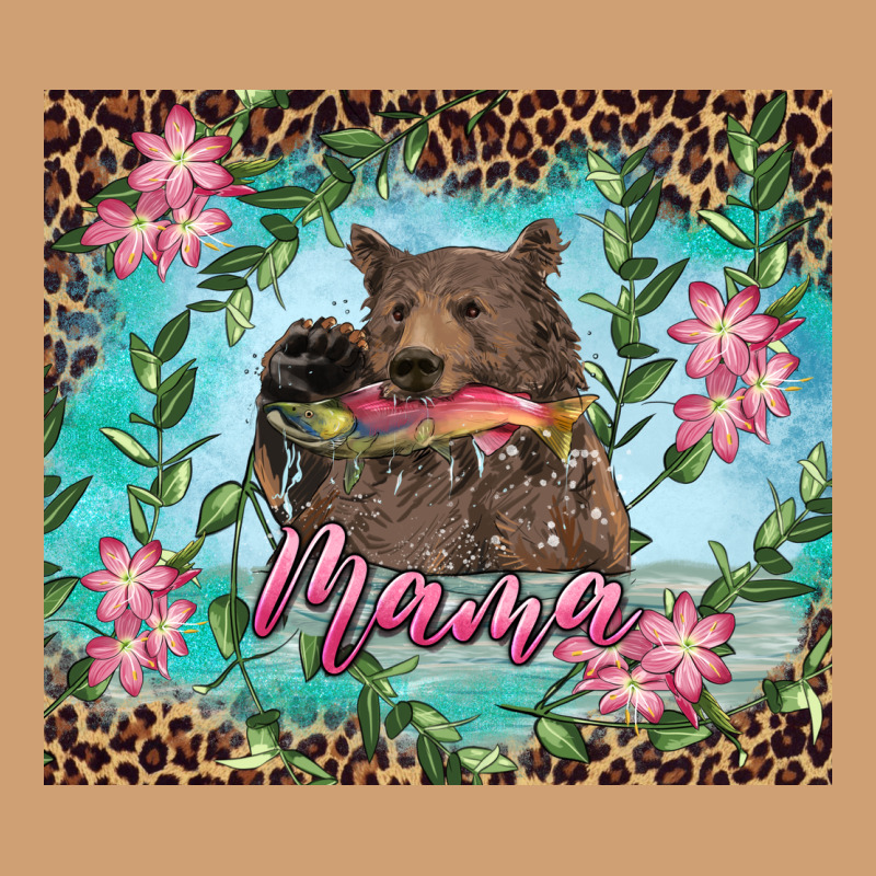 Mama Bear Haunting Fish Floral Tumbler Vintage Tee by RanaPortraitStore | Teevron