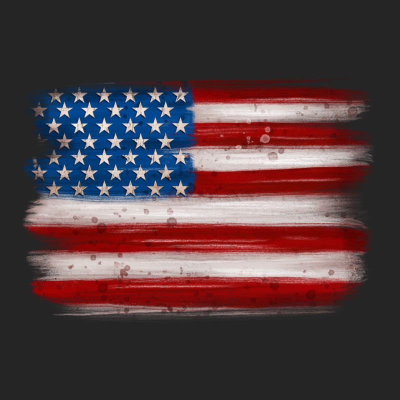 American Flag Distressed Background Premium Hoodie by MaliasSmallBusiness | Teevron