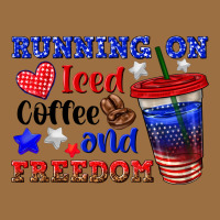 Running On Iced Coffe And Freedom Vintage Tee | Teevron