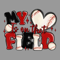 My Heart Is On That Field Baseball Vintage Hoodie | Teevron