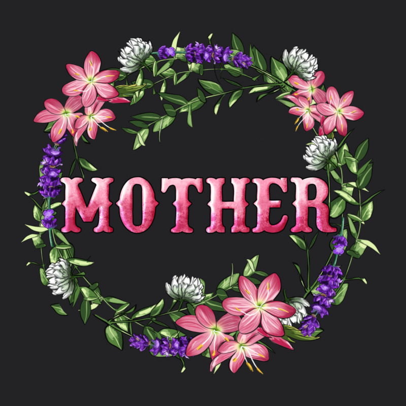 Mother With Floral Wreath Vintage Tee by RanaPortraitStore | Teevron