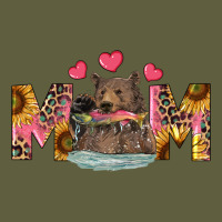 Mom Bear With Sunflowers Vintage Tee | Teevron