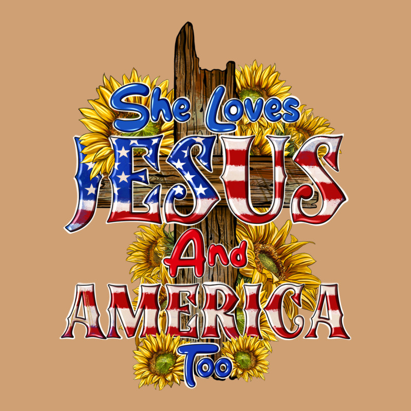 She Loves Jesus Vintage Tee by texasbilliewilder | Teevron