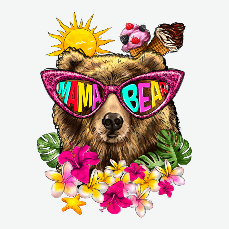 Mama Bear Summer Urban Heavy Tee by texasbilliewilder | Teevron