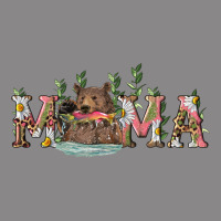 Mama With Bear And Daisy Vintage Tee | Teevron