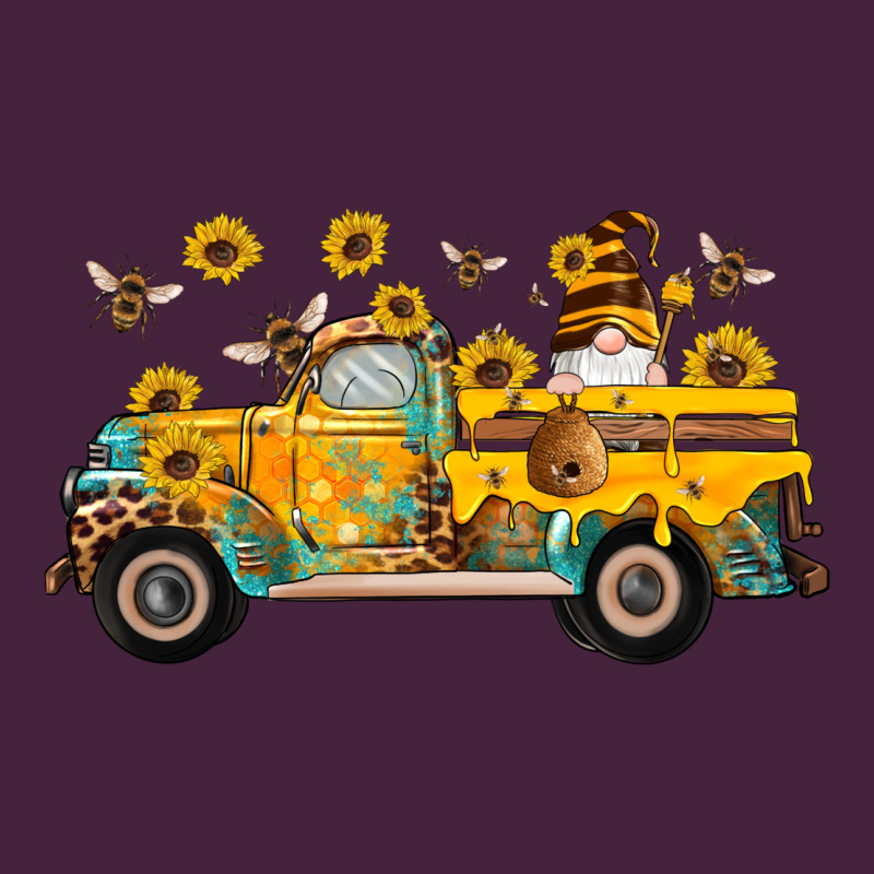 Western Bee Gnomes Truck Sunflowers Honeycomb Beehive Honey Turquoise Premium Tee by Artiststas | Teevron