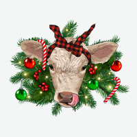 Christmas Charolais Calf Urban Heavy Tee | Teevron