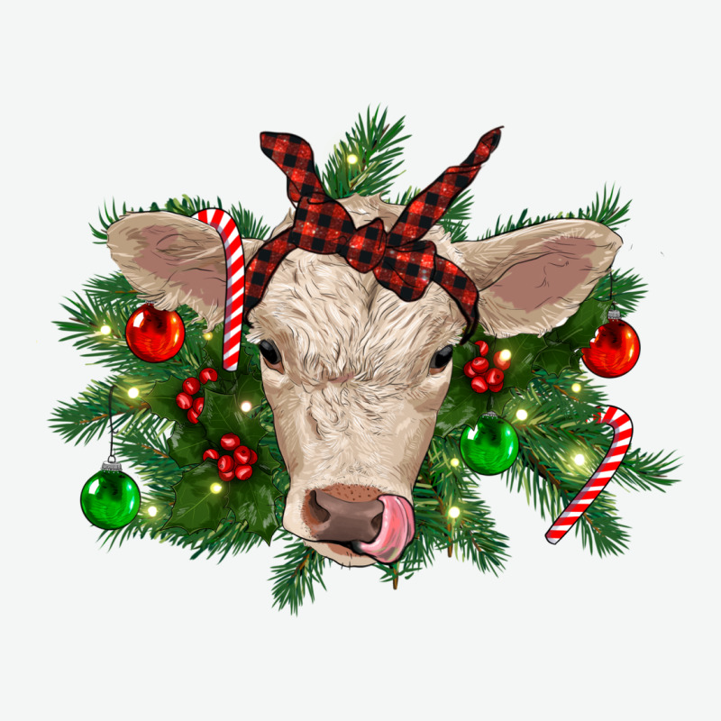 Christmas Charolais Calf Urban Heavy Tee by RanaPortraitStore | Teevron