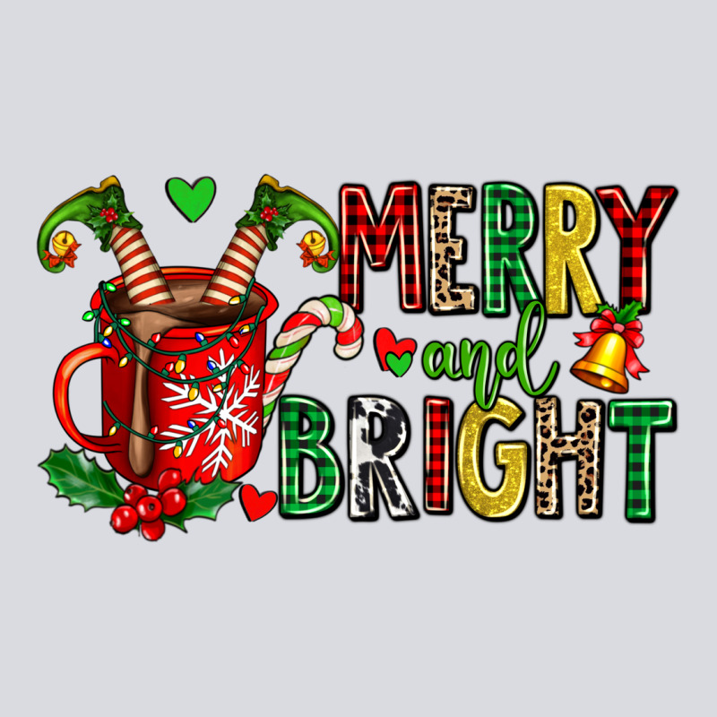 Merry And Bright Zipper Hoodie by AdoDesignShop | Teevron