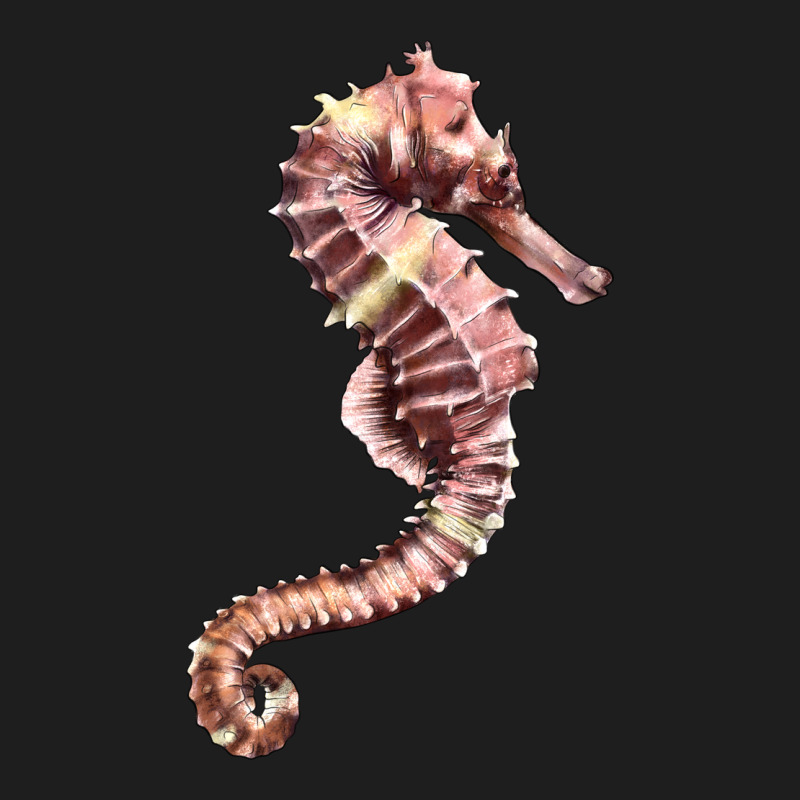 Pink Seahorse Heavyweight Hoodie by LillyAllenDesigns | Teevron