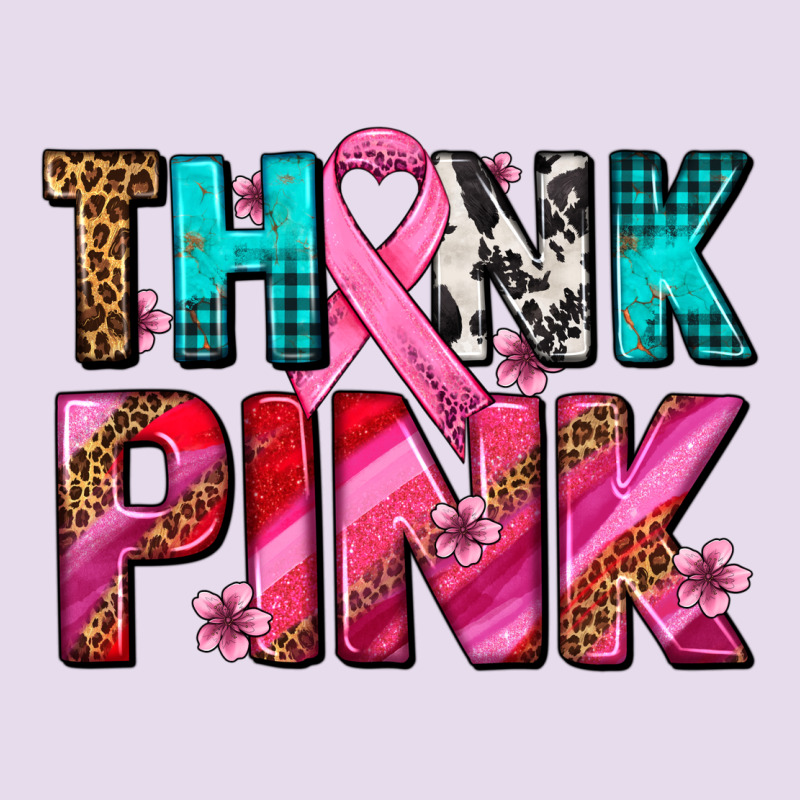Think Pink Cancer Ribbon Premium Hoodie by AdoDesignShop | Teevron