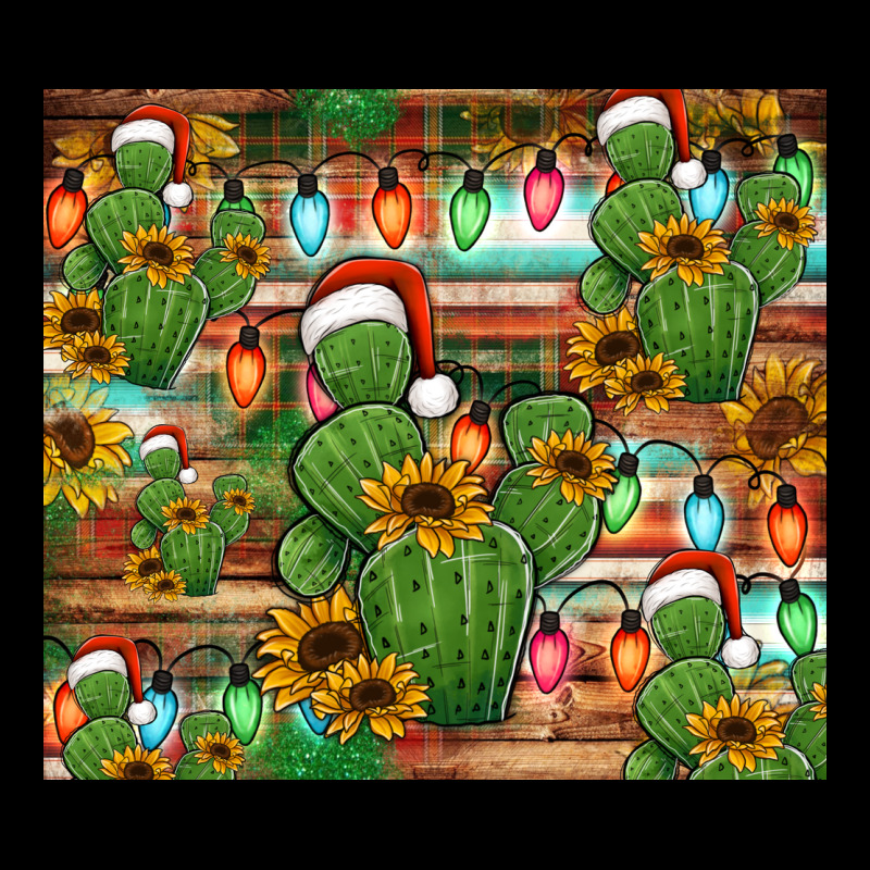Feliz Navidad Merry Christmas Cactus Tumbler Premium Sweatshirt by Jasminsmagicworld | Teevron