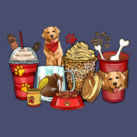 Golden Retriever Coffee Cups Vintage Tee | Teevron
