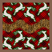 Christmas Deer And Plaid Seamless Pattern Zipper Hoodie | Teevron