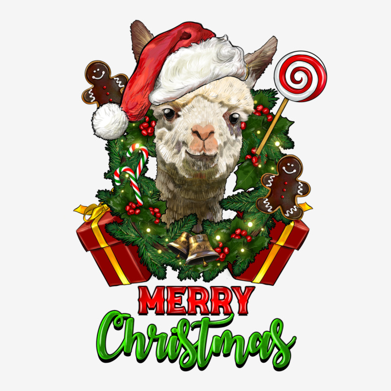 Merry Christmas Alpaca Face Urban Hoodie by LillyAllenDesigns | Teevron
