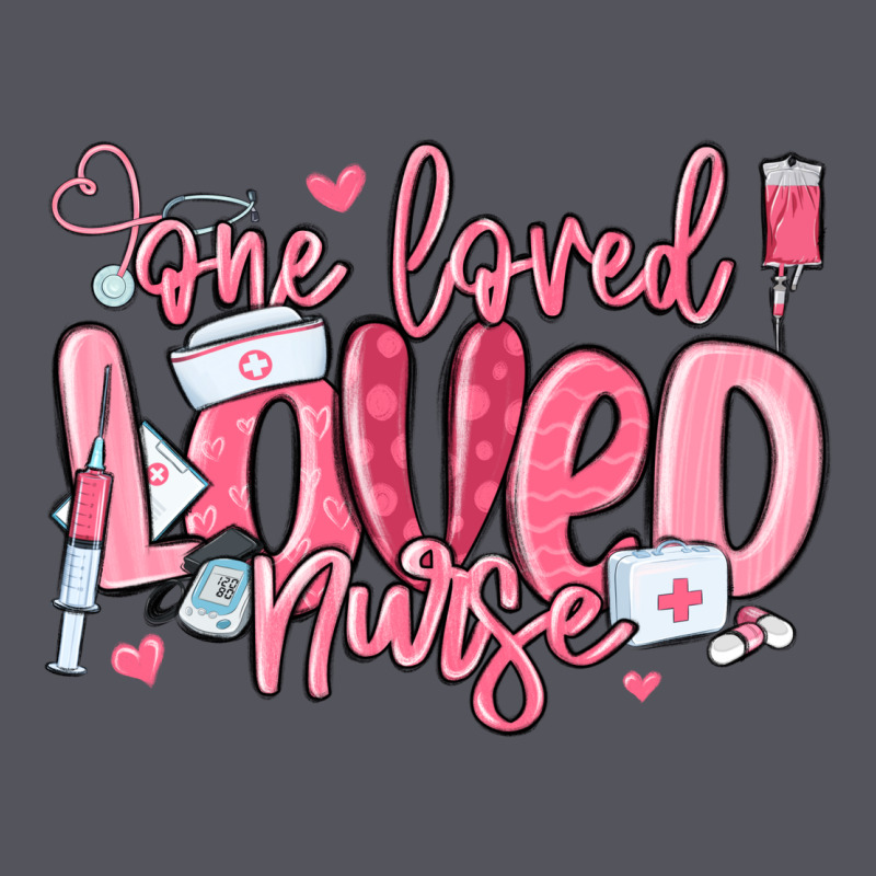 One Loved Nurse Valentine's Day Vintage Hoodie by MaliasSmallBusiness | Teevron