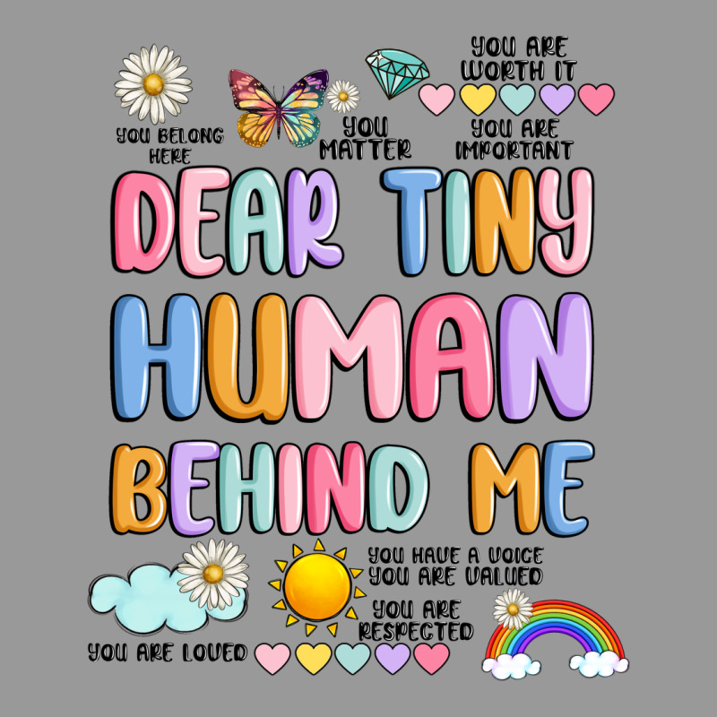 Dear Tiny Human Behind Me Vintage Hoodie by JahusDesignShop | Teevron