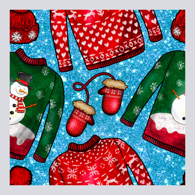 Christmas Clothes Seamless Pattern Zipper Hoodie by BundleAndBundleShop | Teevron