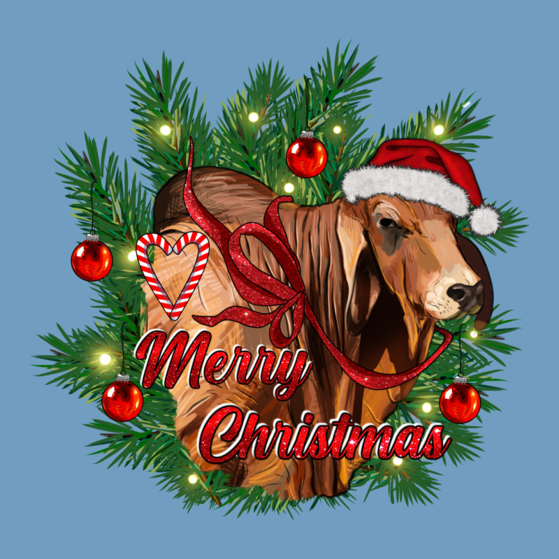 Merry Christmas Brahman Bull Urban Heavy Tee by RanaPortraitStore | Teevron