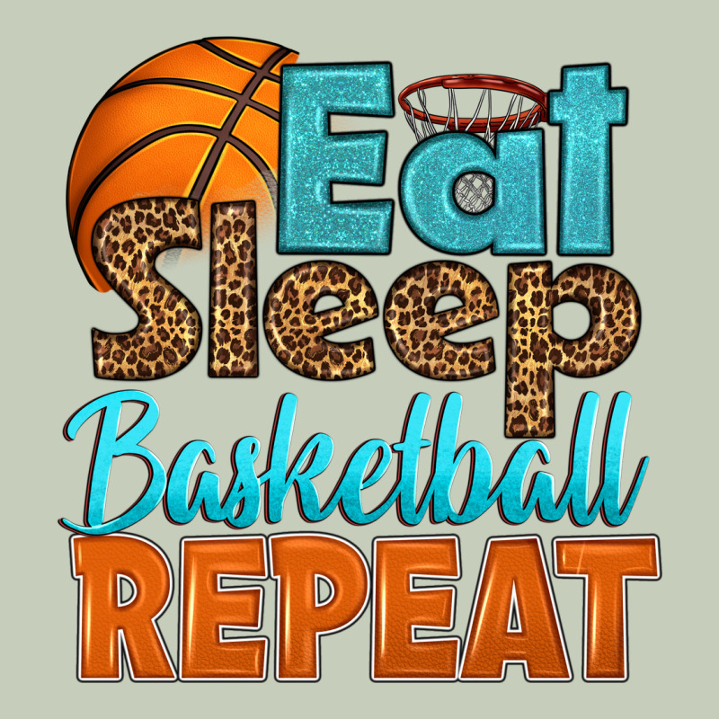Eat Sleep Basketball Repeat Long Sleeve Tee by HRA Design Shop | Teevron