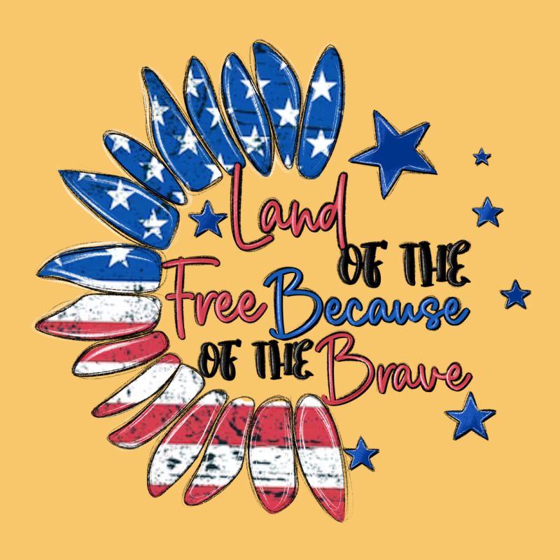 Land Of The Free Because Of The Brave Vintage Hoodie by MaliasSmallBusiness | Teevron