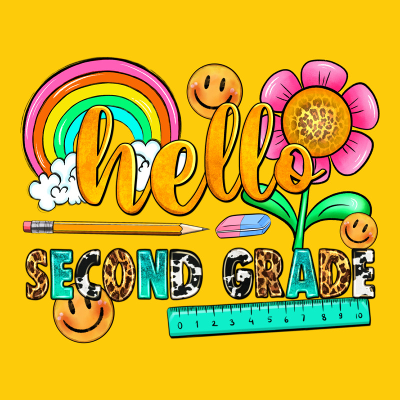 Hello Second Grade Premium Hoodie by NancyCooperArtShop | Teevron