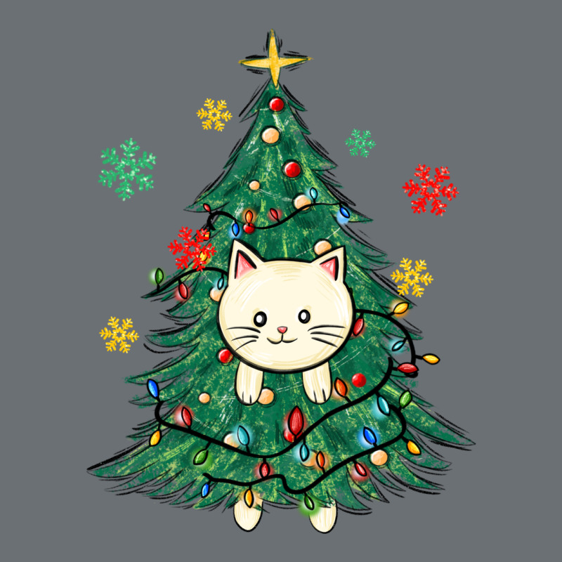 Christmas Tree Cat Premium Hoodie by MaliasSmallBusiness | Teevron