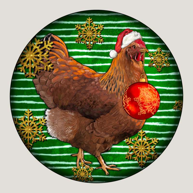 New Hampshire Red Chicken Christmas Heavy Core Tee by LillyAllenDesigns | Teevron
