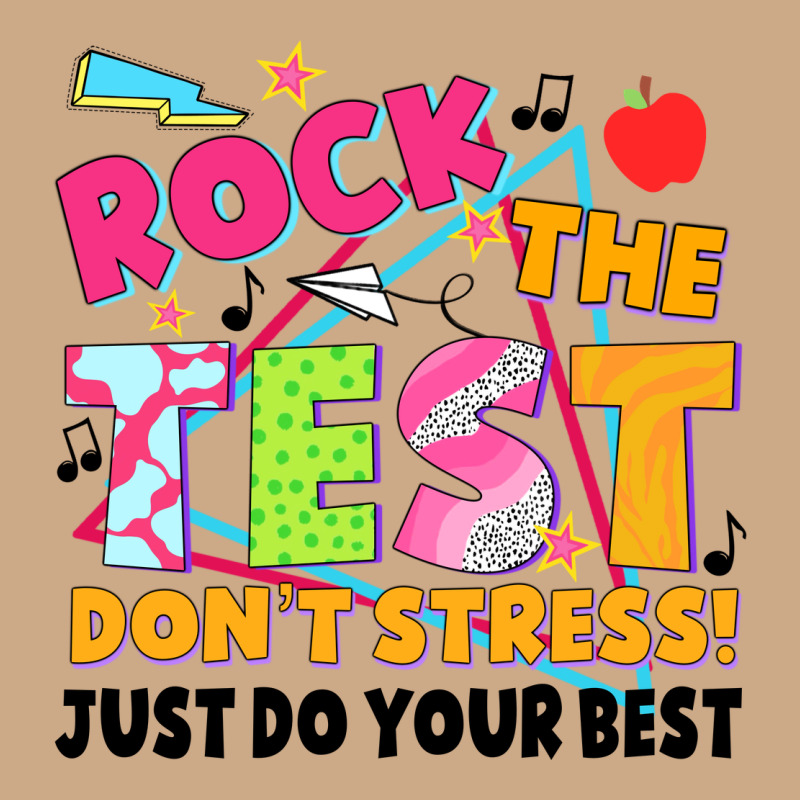 Rock The Test Don't Stress! Just Do Your Best Vintage Hoodie by JahusDesignShop | Teevron