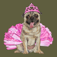Balerina Pug With Tutu Vintage Tee | Teevron