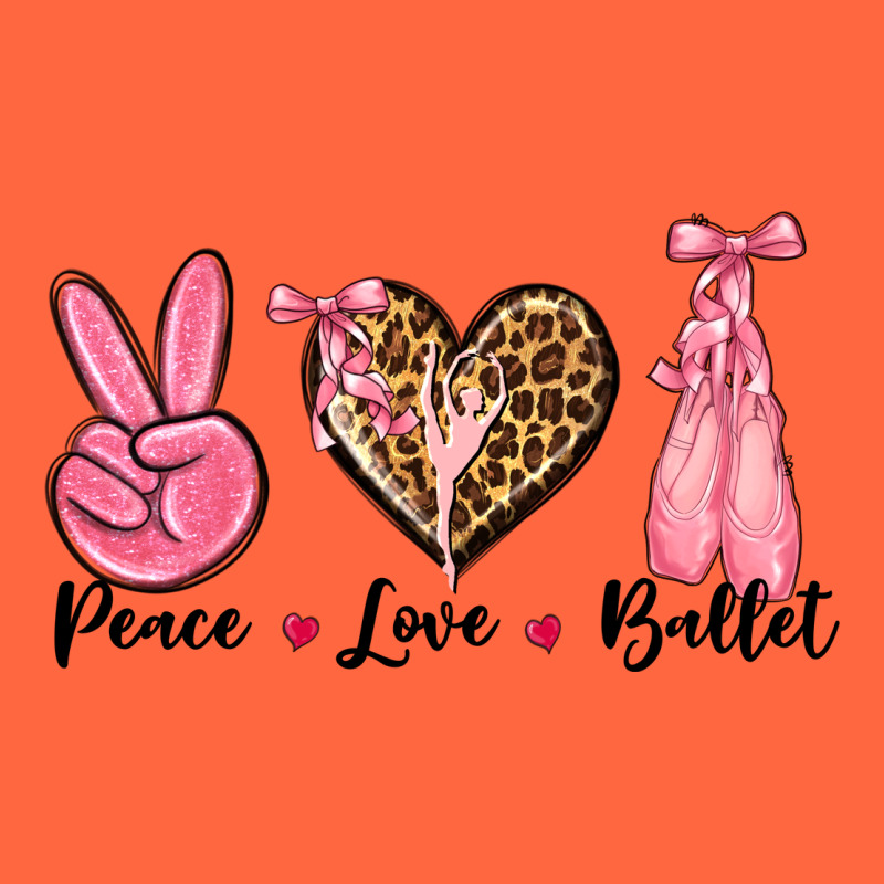 Peace Love Ballet Premium Hoodie by NancyCooperArtShop | Teevron