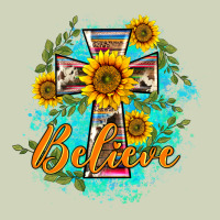 Western Belive Sunflowers Cross Heavyweight Hoodie | Teevron