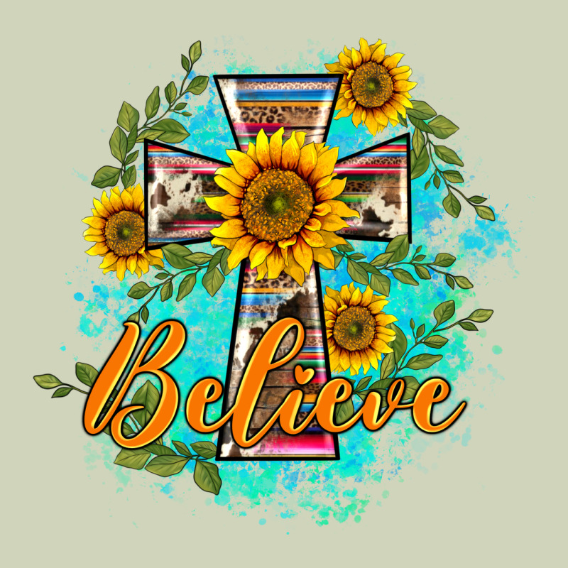 Western Belive Sunflowers Cross Heavyweight Hoodie by BarkalooDesign | Teevron