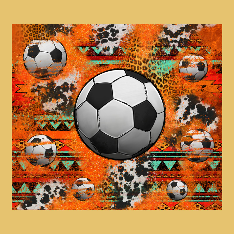 Soccer Aztec Glitter Tumbler Premium Sweatshirt by Jasminsmagicworld | Teevron
