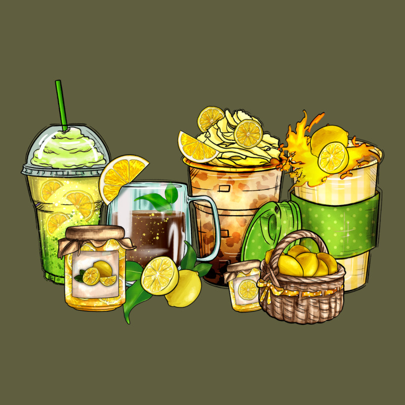 Lemon Farm Fresh Coffee Cups Vintage Tee by Zillion Design Studio | Teevron