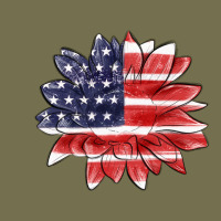 American Flag Sunflower Vintage Hoodie | Teevron
