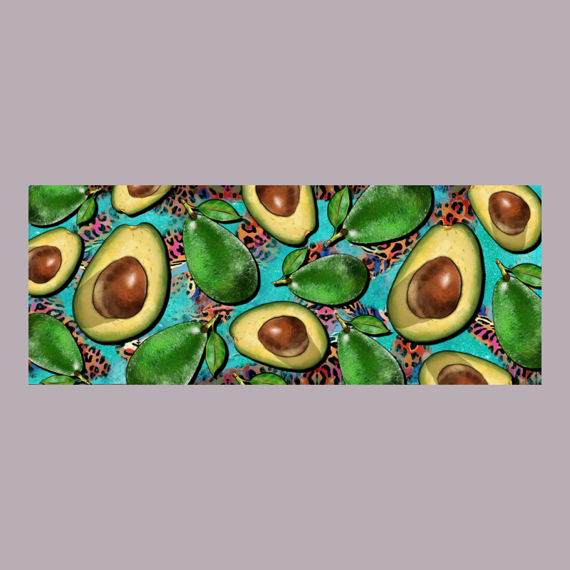Avacado With Turquoise And Leopard Background 11 Oz Mug Vintage Tee by BarkalooDesign | Teevron