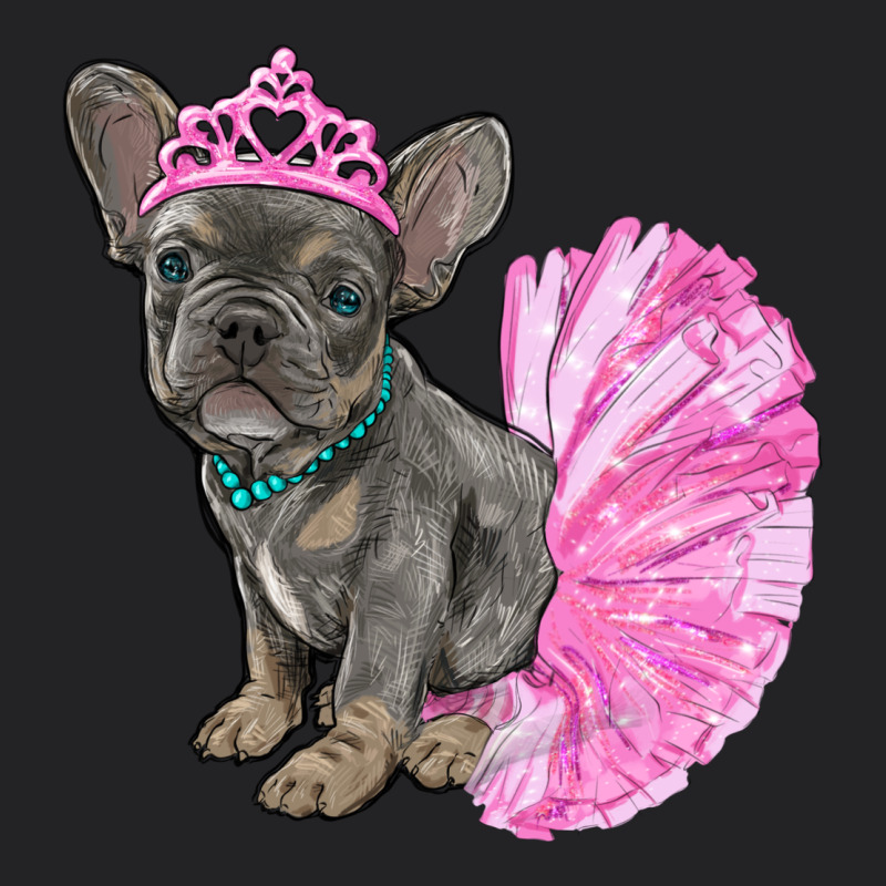 Balerina French Bulldog With Tutu Vintage Tee by RanaPortraitStore | Teevron