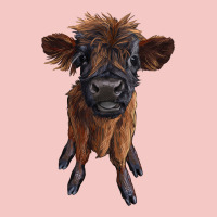 Highland Cow Calf Urban Heavy Tee | Teevron