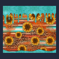 Turquoise Leopard Distressed Serape Background Tumbler Premium Sweatshirt | Teevron