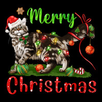 Maine Coon Cat Merry Christmas Urban Hoodie | Teevron