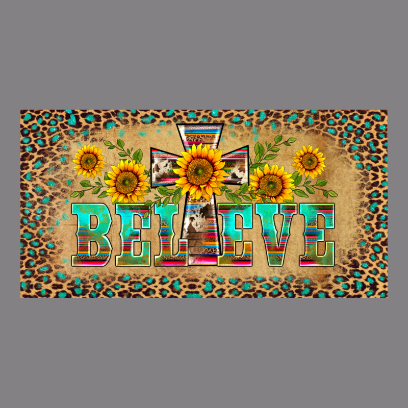 Western Believe Leopard Aztek License Plate Template Heavyweight Hoodie by BarkalooDesign | Teevron