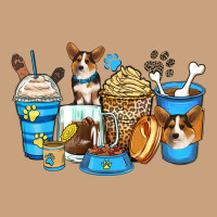 Corgi Coffee Cups Vintage Tee | Teevron