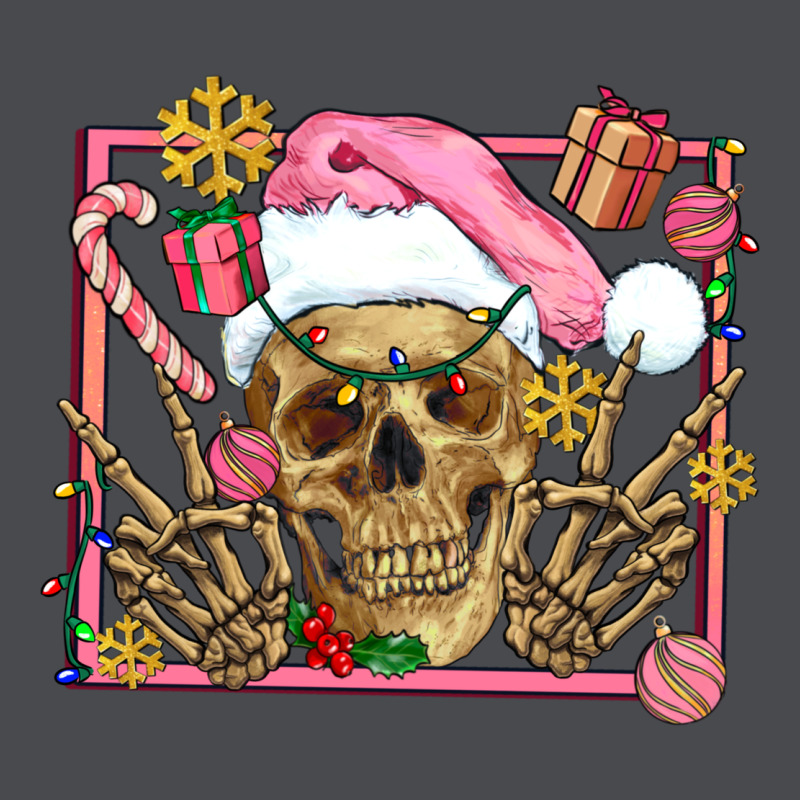 Pink Christmas Skeleton Zipper Hoodie by AdoDesignShop | Teevron