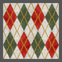 Christmas Diamond Plaid Seamless Pattern Zipper Hoodie | Teevron