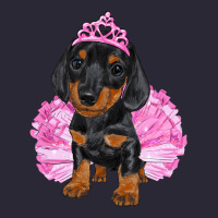 Balerina Dachshund With Tutu Vintage Tee | Teevron