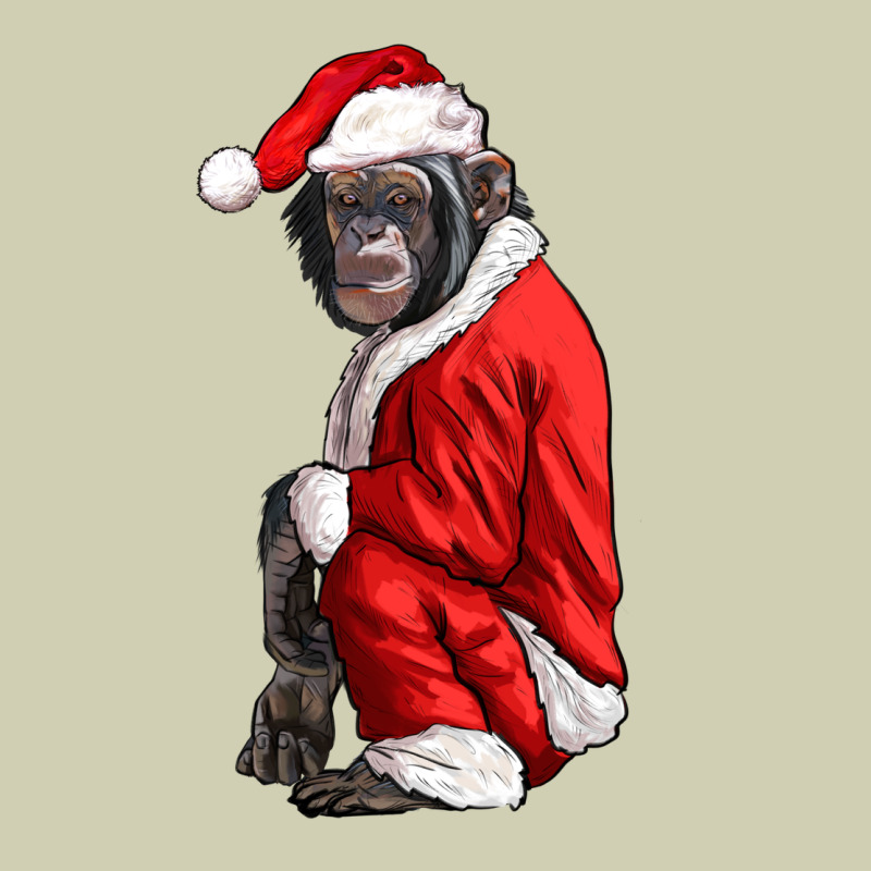 Chimpanzee With Santa Clothes Heavy Core Tee by LillyAllenDesigns | Teevron