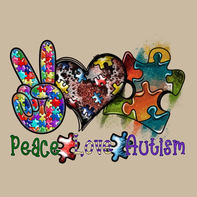 Peace Love Autism Long Sleeve Tee by SublimationCraftShop | Teevron