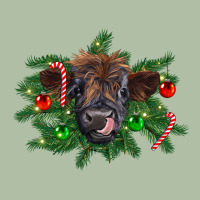 Christmas Highland Calf Urban Heavy Tee | Teevron