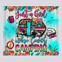 Just A Girl Who Loves Camping Zipper Hoodie | Teevron